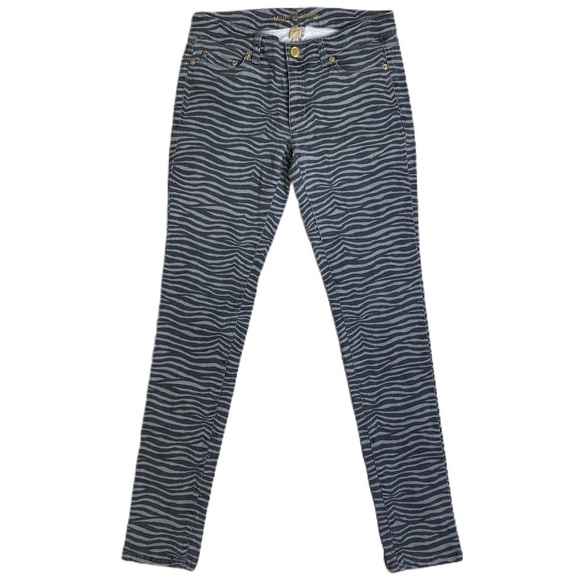 Michael Kors Zebra Print Skinny Pants - Picture 1 of 7